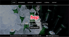 Desktop Screenshot of hepgetraenke.de